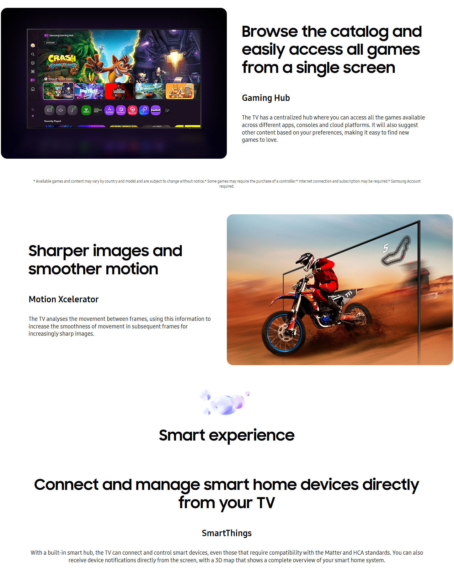 Samsung UE43U8000FUXZT 43 Crystal UHD U8000F 4K Vision AI Smart TV ALL 12