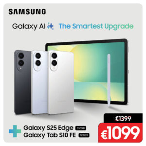 Samsung Galaxy S25 Edge 12GB/512GB (Silver) + Samsung Galaxy Tab S10 FE Wi-Fi 6 8GB/128GB (Gray)