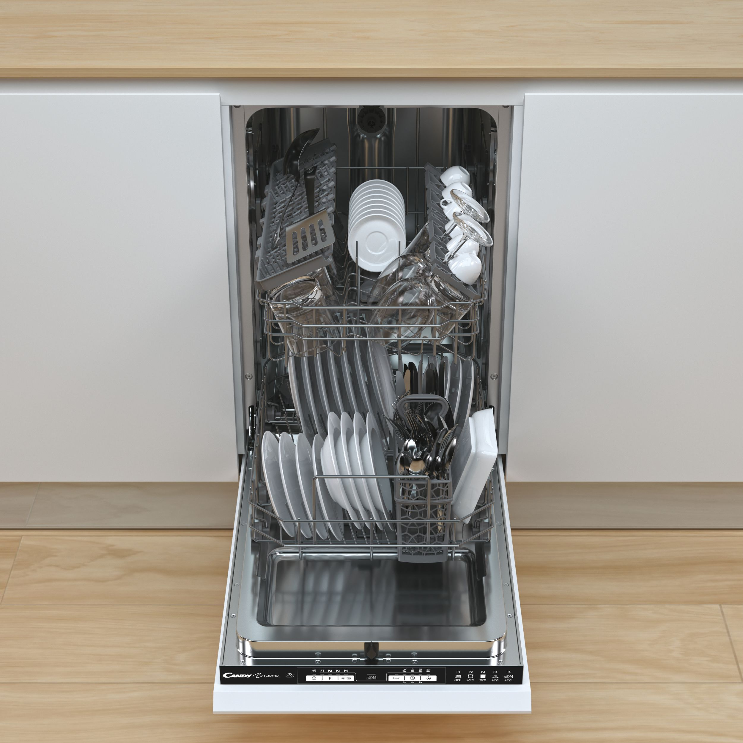 Candy CDIH 2L1047 Brava 45cm Built-In Dishwasher - Image 4
