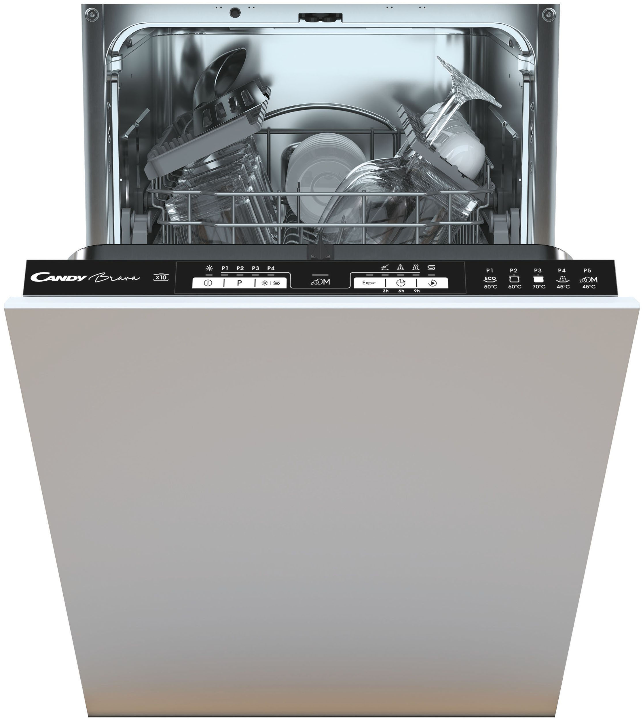 Candy CDIH 2L1047 Brava 45cm Built-In Dishwasher