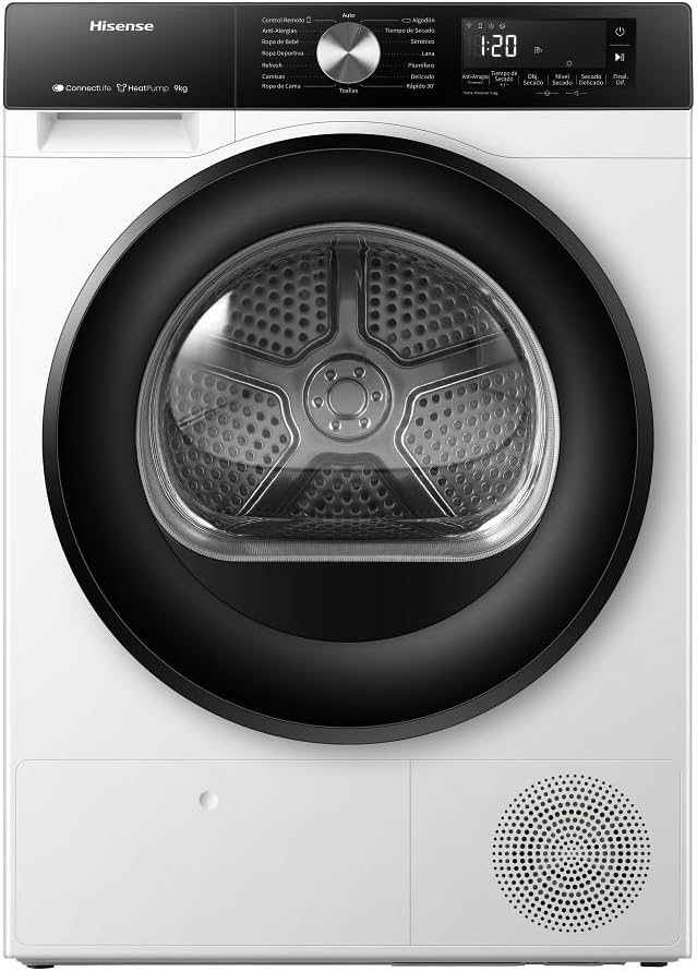 Hisense DH3S902BW3 Heat Pump Tumble Dryer 9Kg Class C