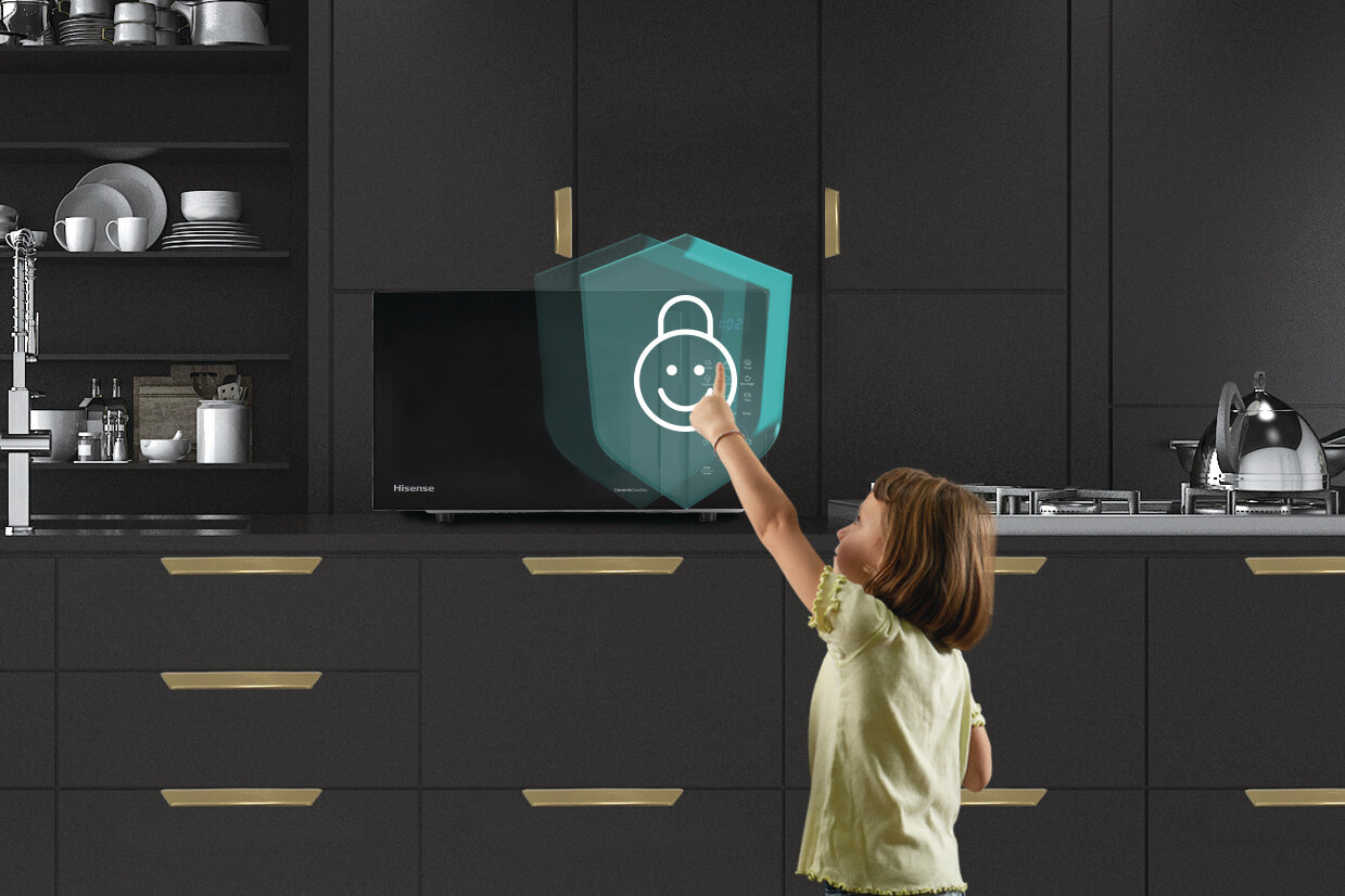 Hisense H23MOBSD1HG 23L Grill Microwave Oven - Image 5