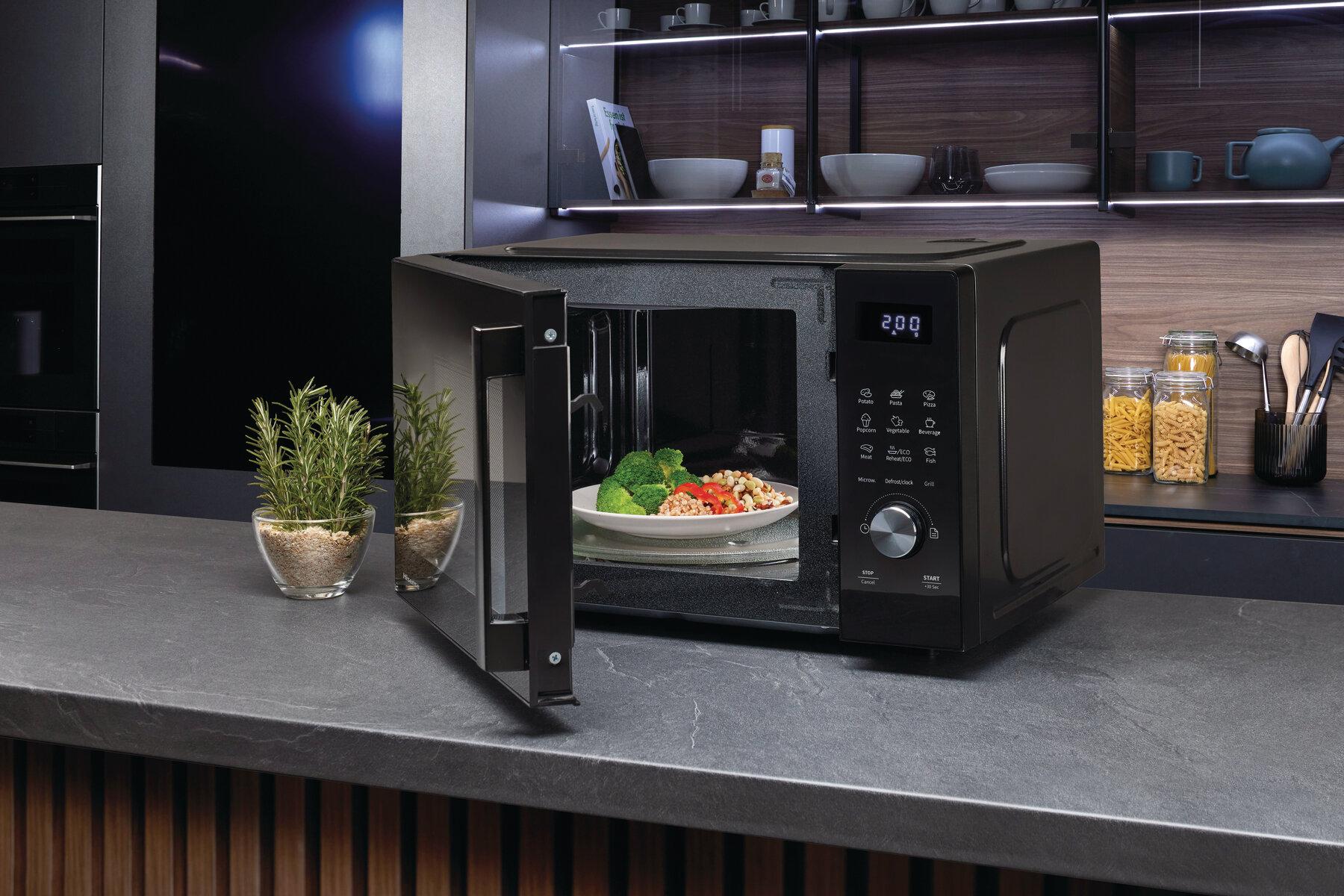 Hisense H23MOBSD1HG 23L Grill Microwave Oven - Image 6