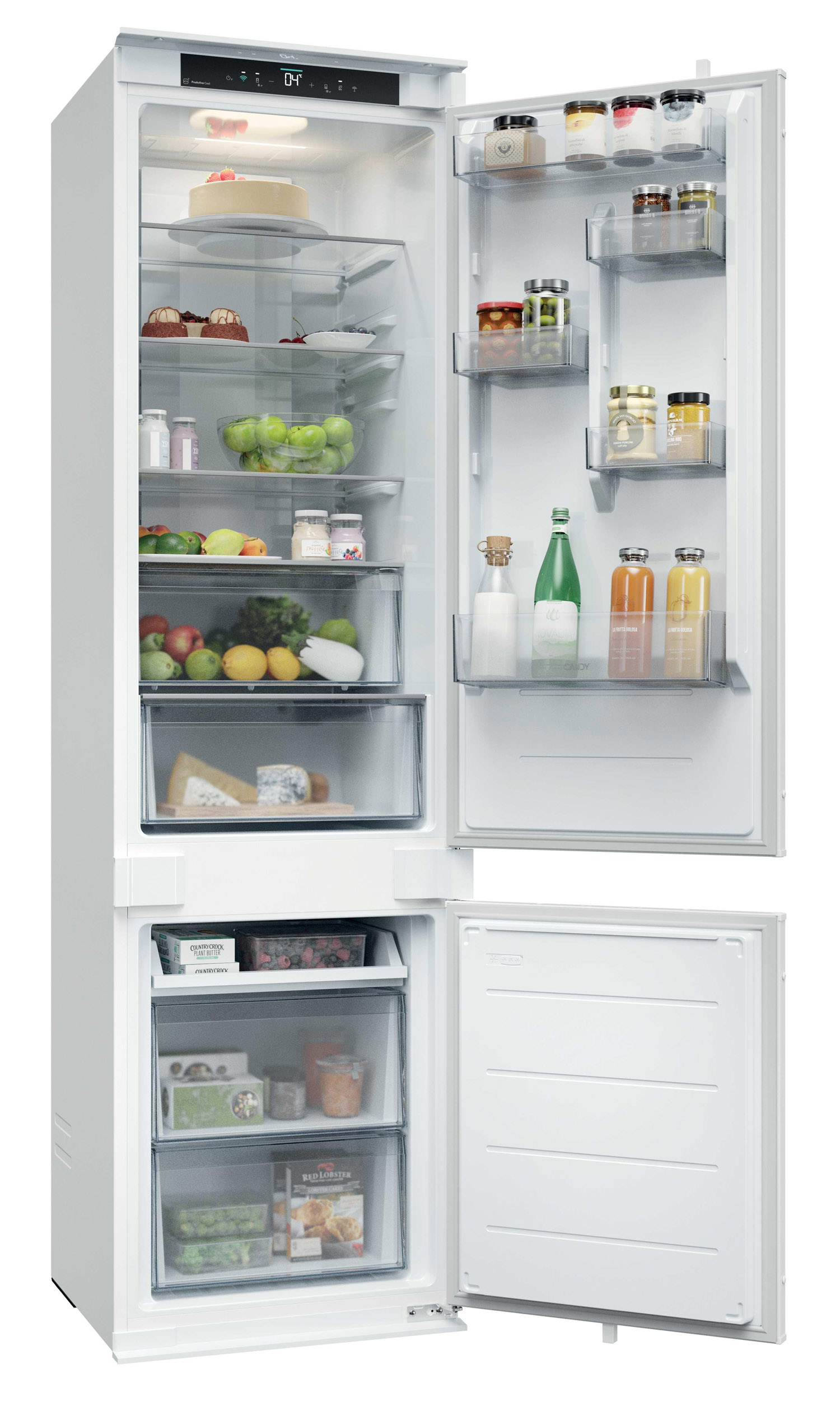 Candy ECNBQT3519EW Fresco 400 284L Class E Built-In Fridge-Freezer - Image 3