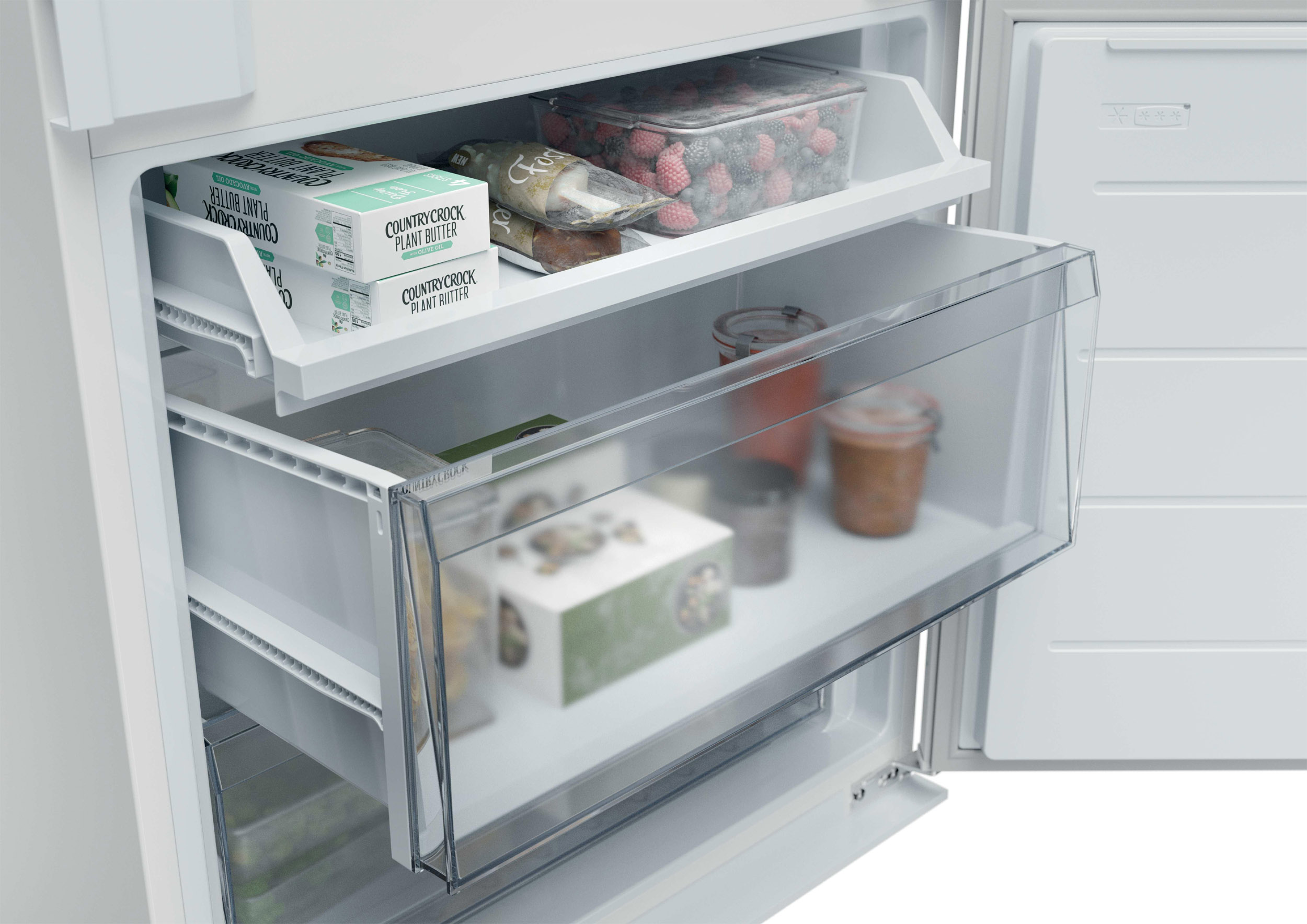 Candy ECNBQT3519EW Fresco 400 284L Class E Built-In Fridge-Freezer - Image 8