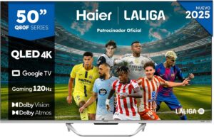 Haier H50Q80FUX 50" QLED 4K Ultra HD Smart TV Wi-Fi Google TV