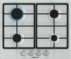 Hisense GM643XHFCI 60cm 4 Burner Gas Hob