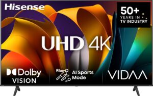 Hisense 75E63NT 75" A6N UHD 4K 60Hz Smart TV Wi-Fi