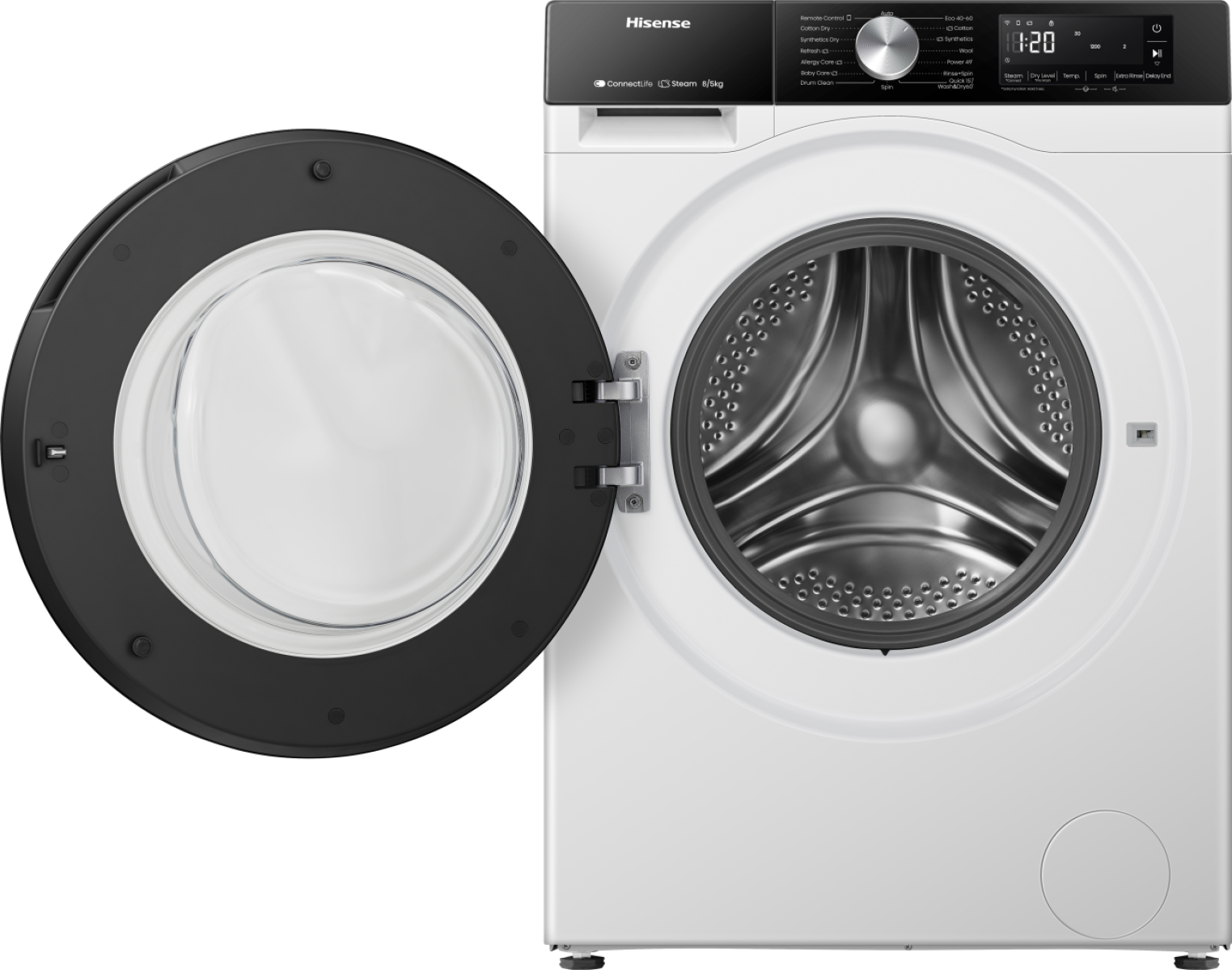 Hisense WD3S8043BW3 Washer Dryer 8Kg/5Kg 1400RPM - Image 3