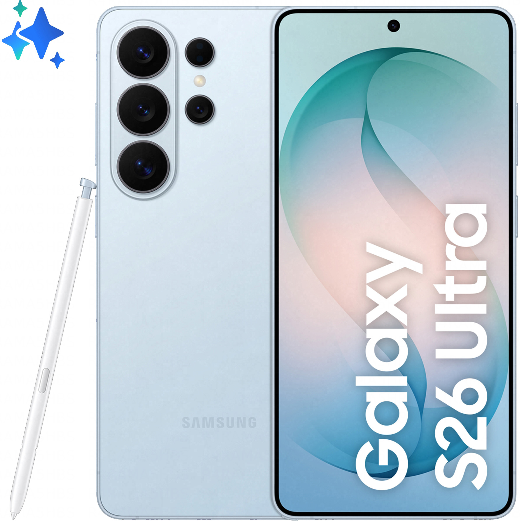 Pre-Order Samsung Galaxy S26 Ultra 5G AI 512GB - Sky Blue