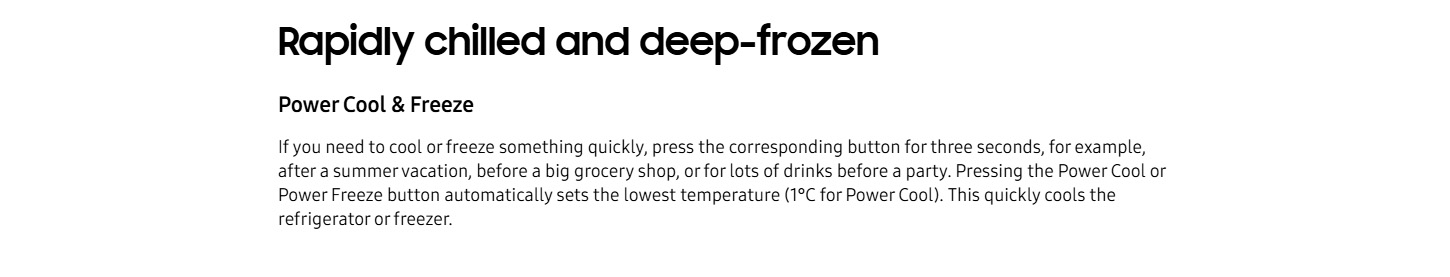 Samsung RF50C530EB1 EF AI 495L French Style Fridge Freezer ALL FRESHNESS Text