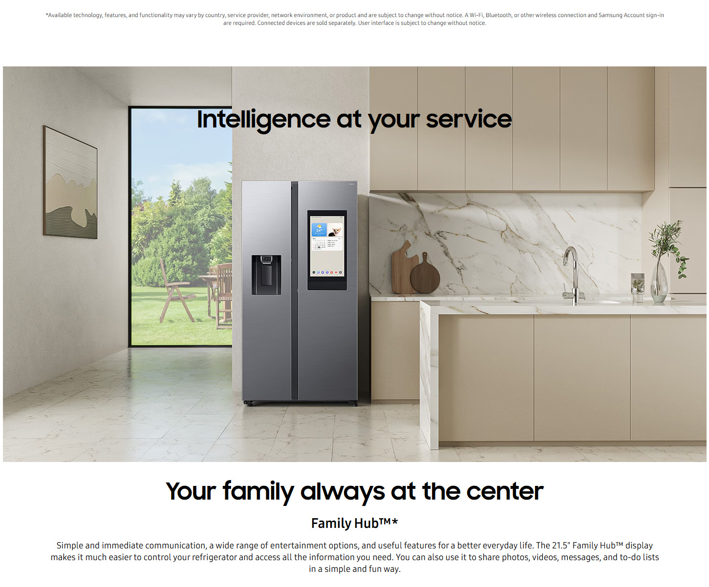 Samsung RS90F67BETEF Family Hub 614L American Style Fridge Freezer ALL 3