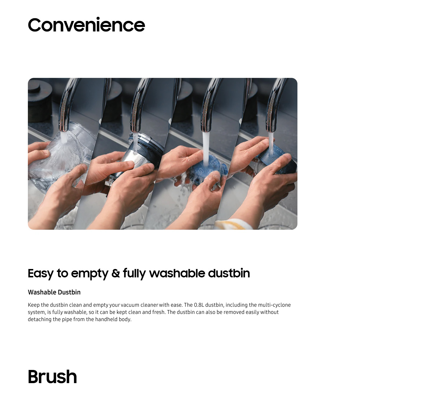 Samsung VS20C8524TB WA Jet™ 85 Complete Extra Stick Vacuum Cleaner Hexajet Motor 210W ALL 7