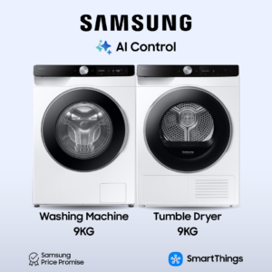 Samsung 9Kg AI Laundry Bundle