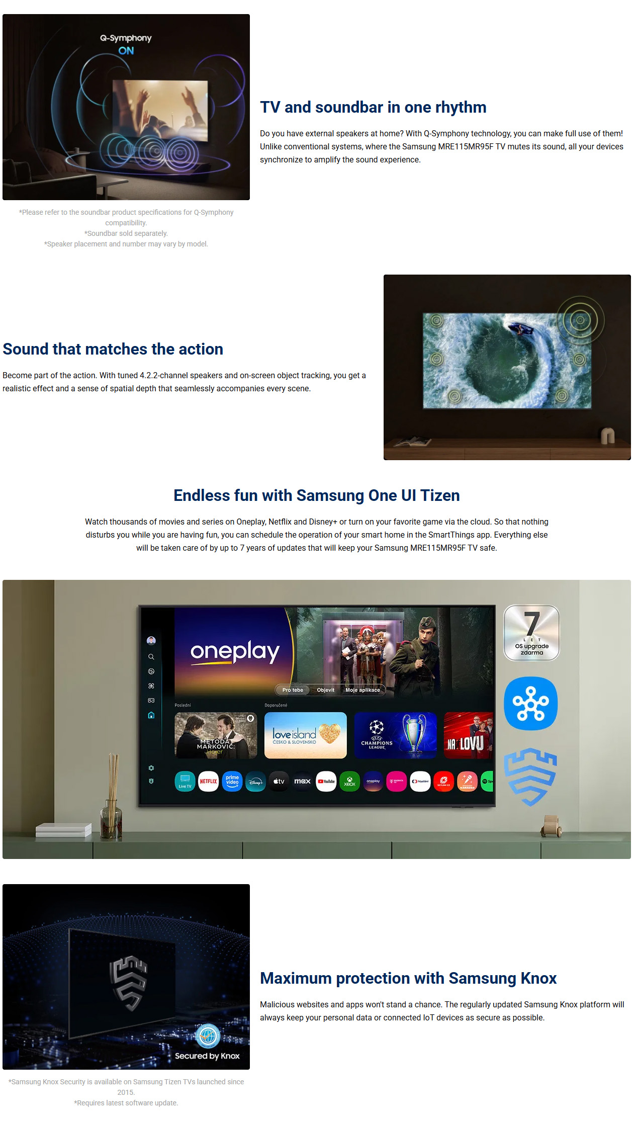 Samsung MRE115MR95FXXH 115” Micro RGB R95H 4K Samsung Vision AI Smart TV ALL 6