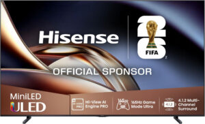 Hisense 100U8Q 100″ Mini-LED 165Hz VRR QLED Gaming TV