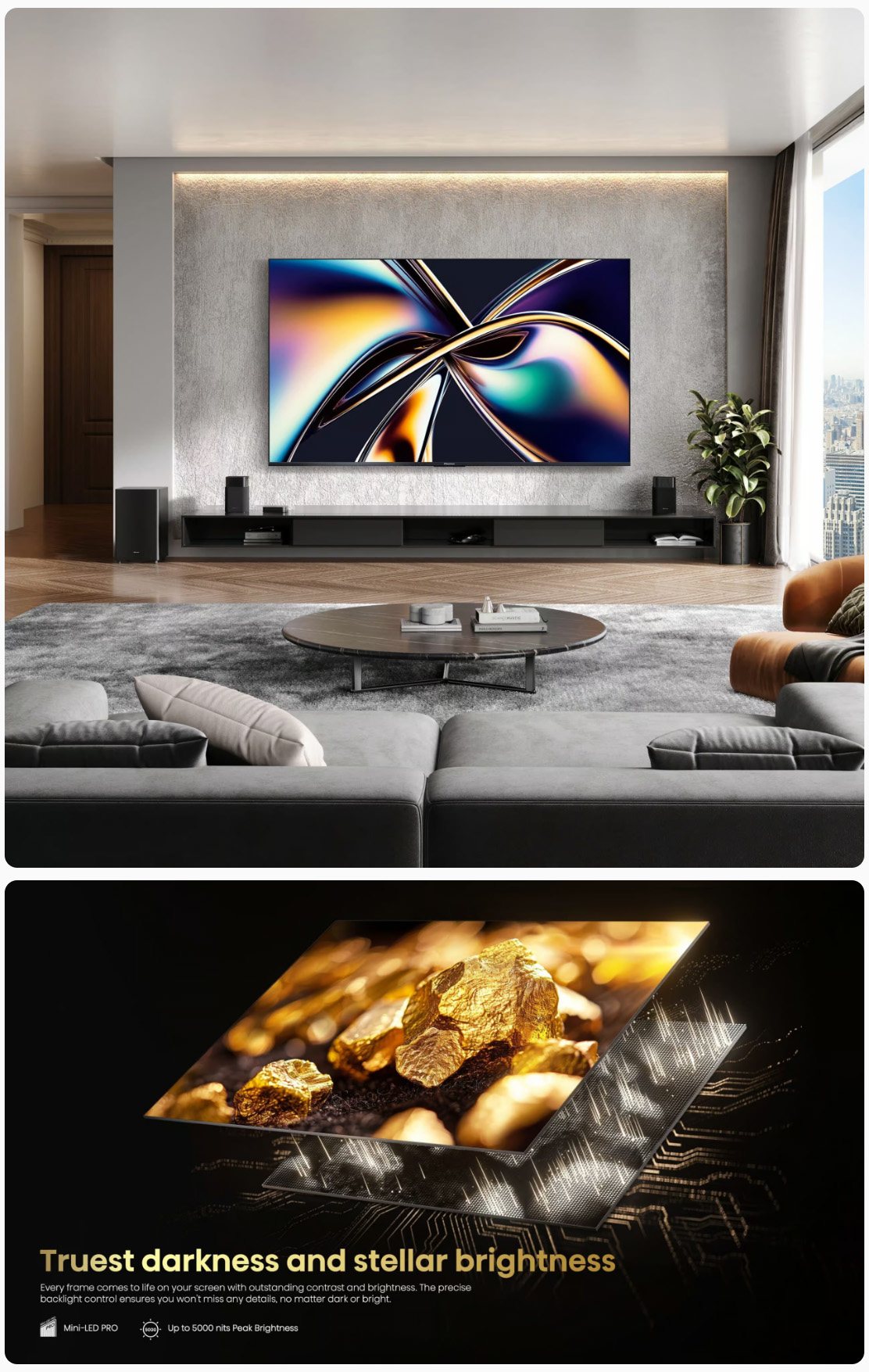 Hisense 100U8Q 100 Mini-LED 165Hz VRR QLED Gaming TV ALL 1