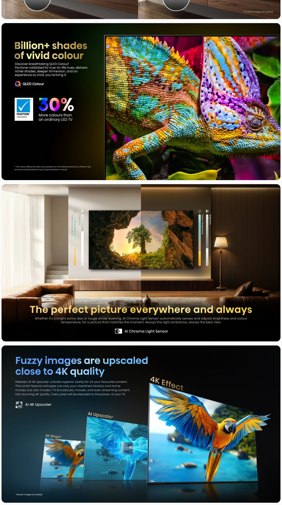 Hisense 100U8Q 100 Mini-LED 165Hz VRR QLED Gaming TV ALL 3
