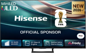 Hisense 50Q8S 50" 144Hz Game Mode 4K Mini-LED Smart TV Wi-Fi