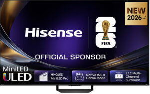Hisense 65U7S PRO 65" Mini-LED 165Hz 4K Ultra HD Smart TV Wi-Fi