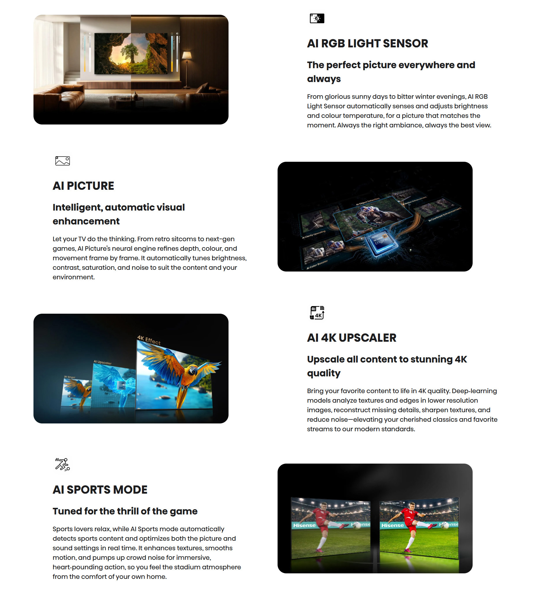Hisense 65U7S PRO 65 Mini-LED 165Hz 4K Ultra HD Smart TV Wi-Fi ALL 9