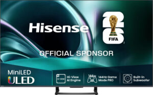 Hisense 75U7Q 75" Mini-LED 144Hz VRR QLED Gaming TV