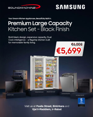 Samsung Premium Large Capacity Kitchen Set - Black Finish