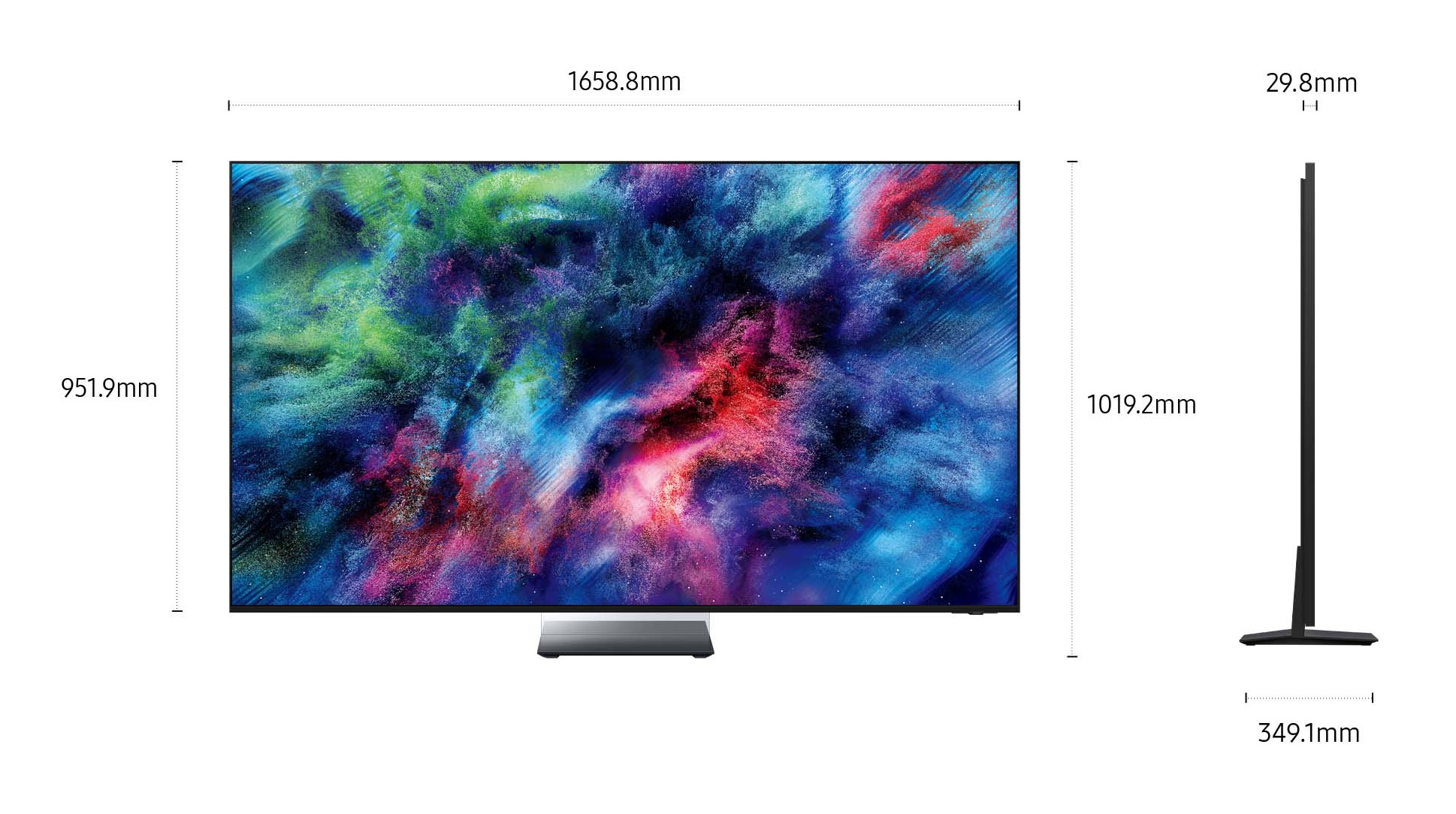 Samsung Vision AI MRE75R95HATXZT 75" Micro RGB R95H 4K Smart TV - Image 2