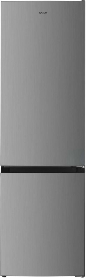 Candy CCH1S518EX 262L Free Standing Combi Fridge-Freezer - Stainless Steel
