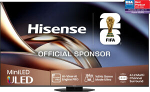 Hisense 65U8Q 65″ U8Q ULED MiniLED Smart TV 4K 165Hz