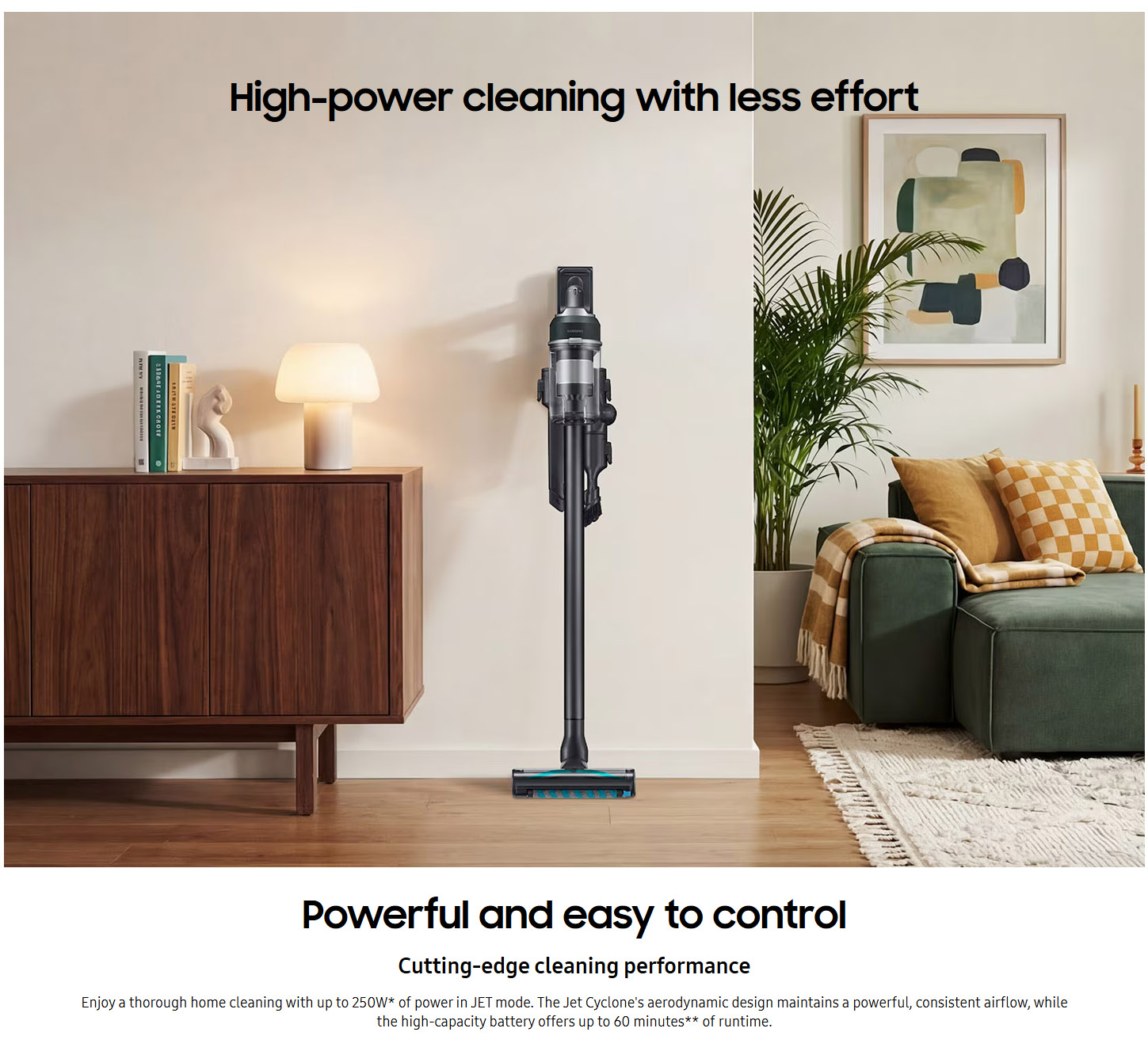 Samsung VS70H25WPT WA Jet 85S Premium 250W Cordless Vacuum Cleaner ALL 1