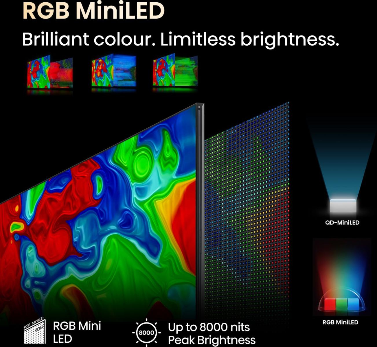 Hisense 116UXQ 116" Mini-LED 165Hz 4K RGB MiniLED Smart TV Wi-Fi - Image 7
