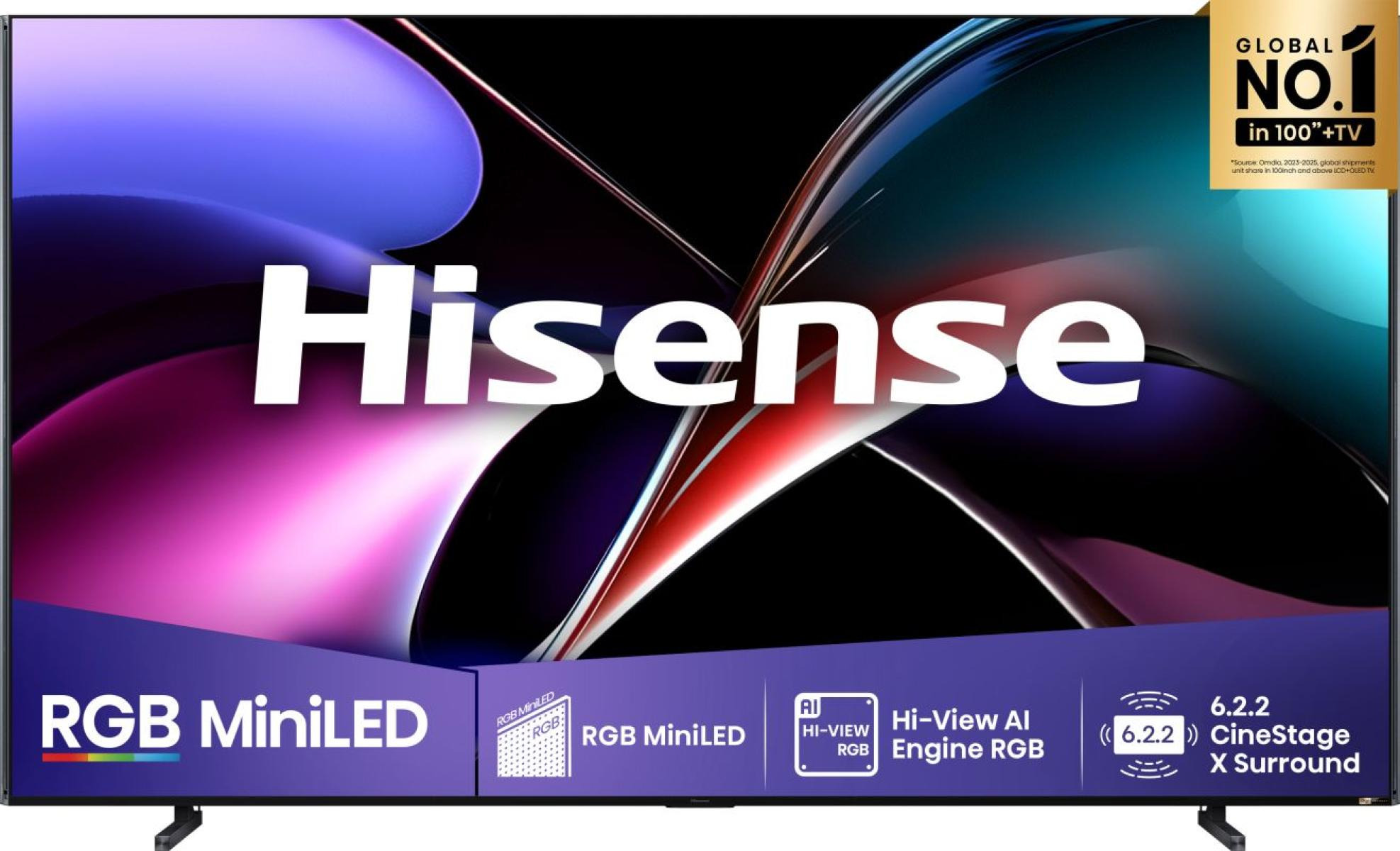 Hisense 116UXQ 116" Mini-LED 165Hz 4K RGB MiniLED Smart TV Wi-Fi