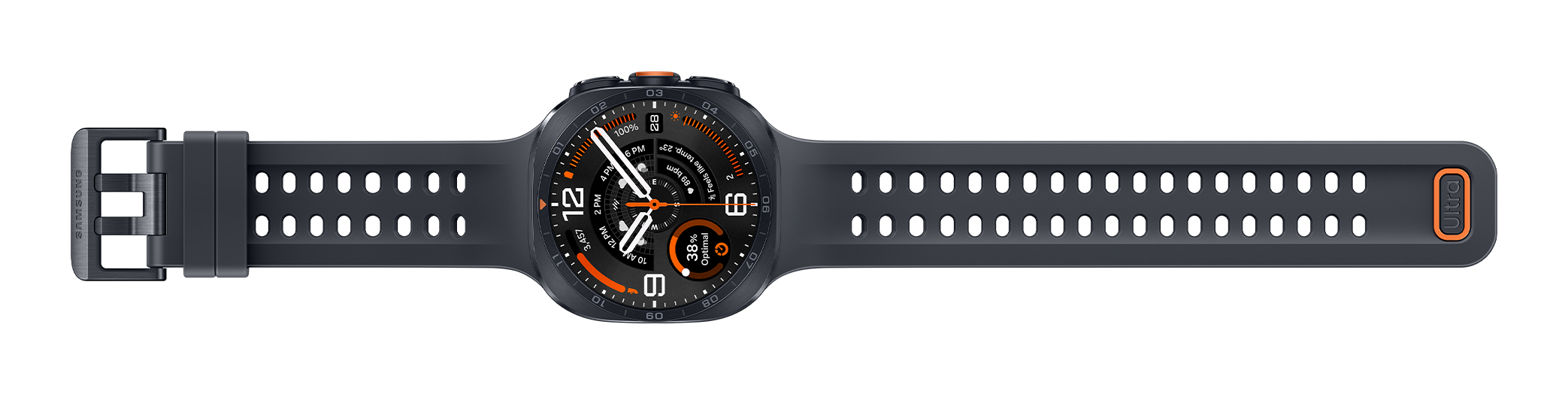 Samsung Galaxy Watch Ultra2 AMOLED 4G 47mm Digital 498 x 498 Pixels Touchscreen Wi-Fi GPS Satellite - Titanium Grey - Image 6