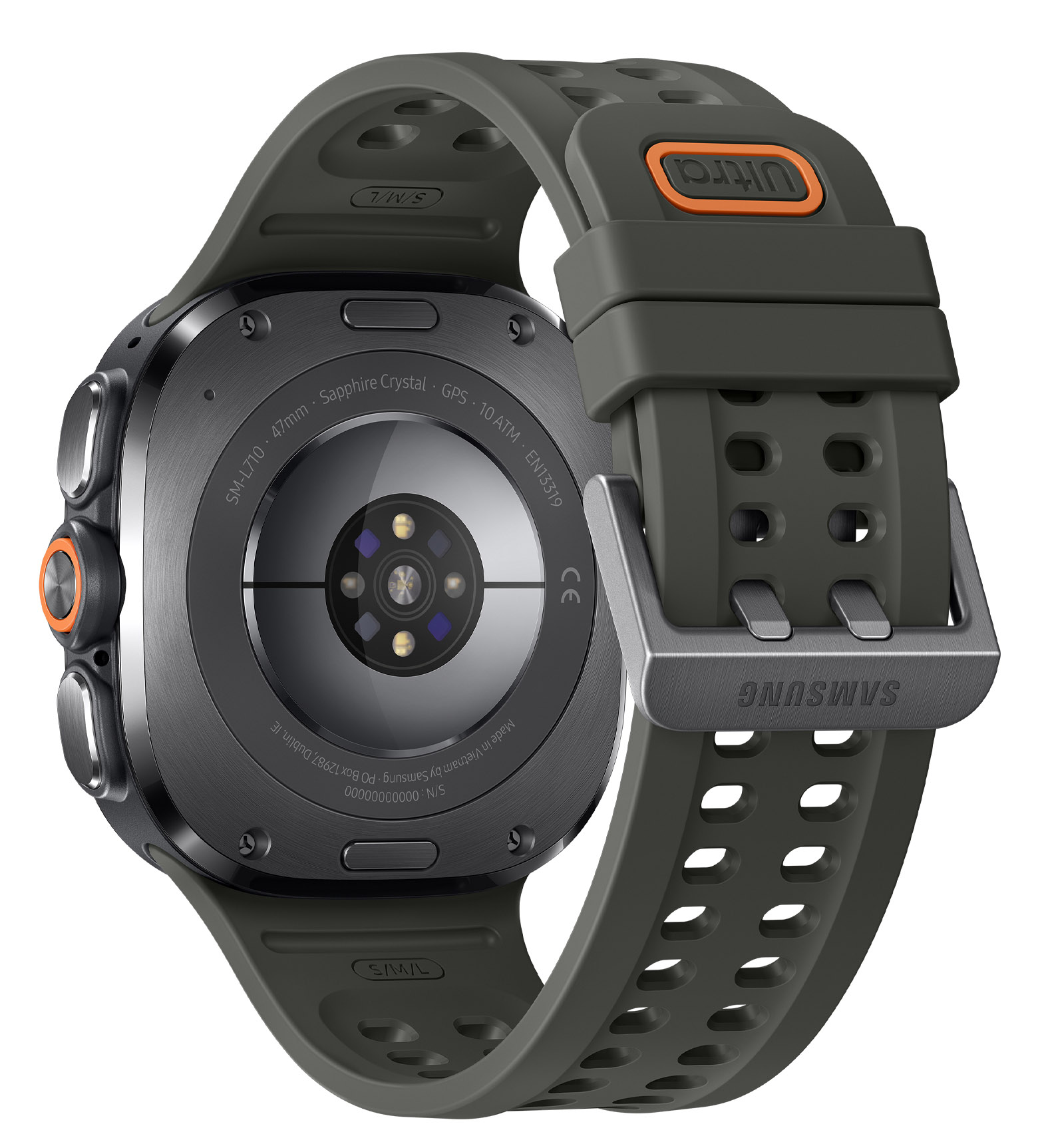 Samsung Galaxy Watch Ultra2 AMOLED 4G 47mm Digital 498 x 498 Pixels Touchscreen Wi-Fi GPS Satellite - Titanium Silver - Image 4