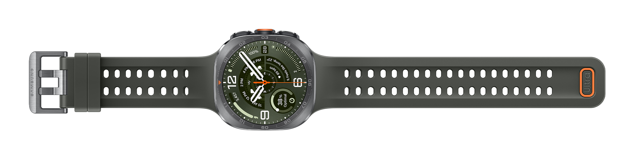 Samsung Galaxy Watch Ultra2 AMOLED 4G 47mm Digital 498 x 498 Pixels Touchscreen Wi-Fi GPS Satellite - Titanium Silver - Image 6