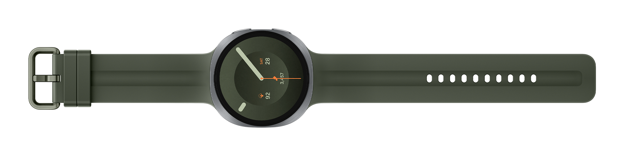 Samsung Galaxy Watch9 AMOLED 44mm Digital 480 x 480 Pixels, Touchscreen Wi-Fi GPS - Silver - Image 6